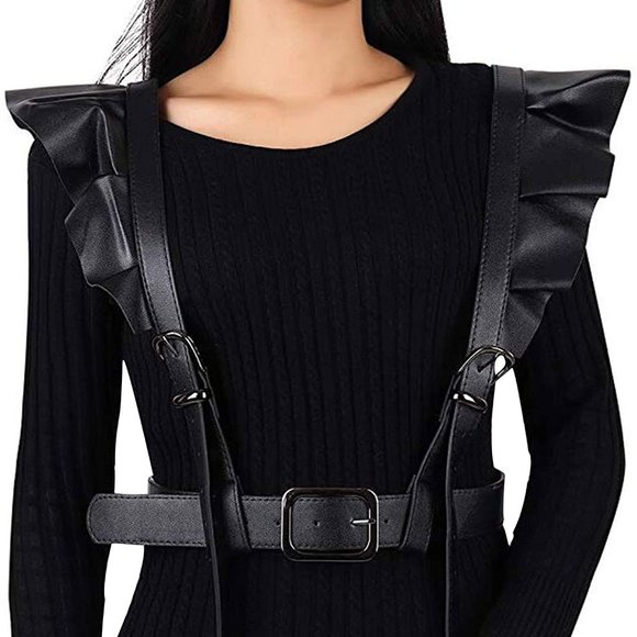 Women\'s Punk Leather Body Harness Belt main image 2